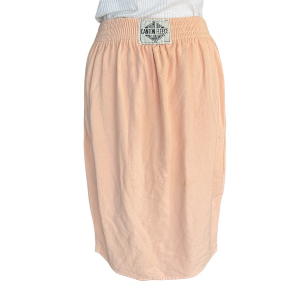PALMETTO’S VINTAGE SKIRT COTTON MADE IN USA Peach Skirt Size Medium - Picture 1 of 7